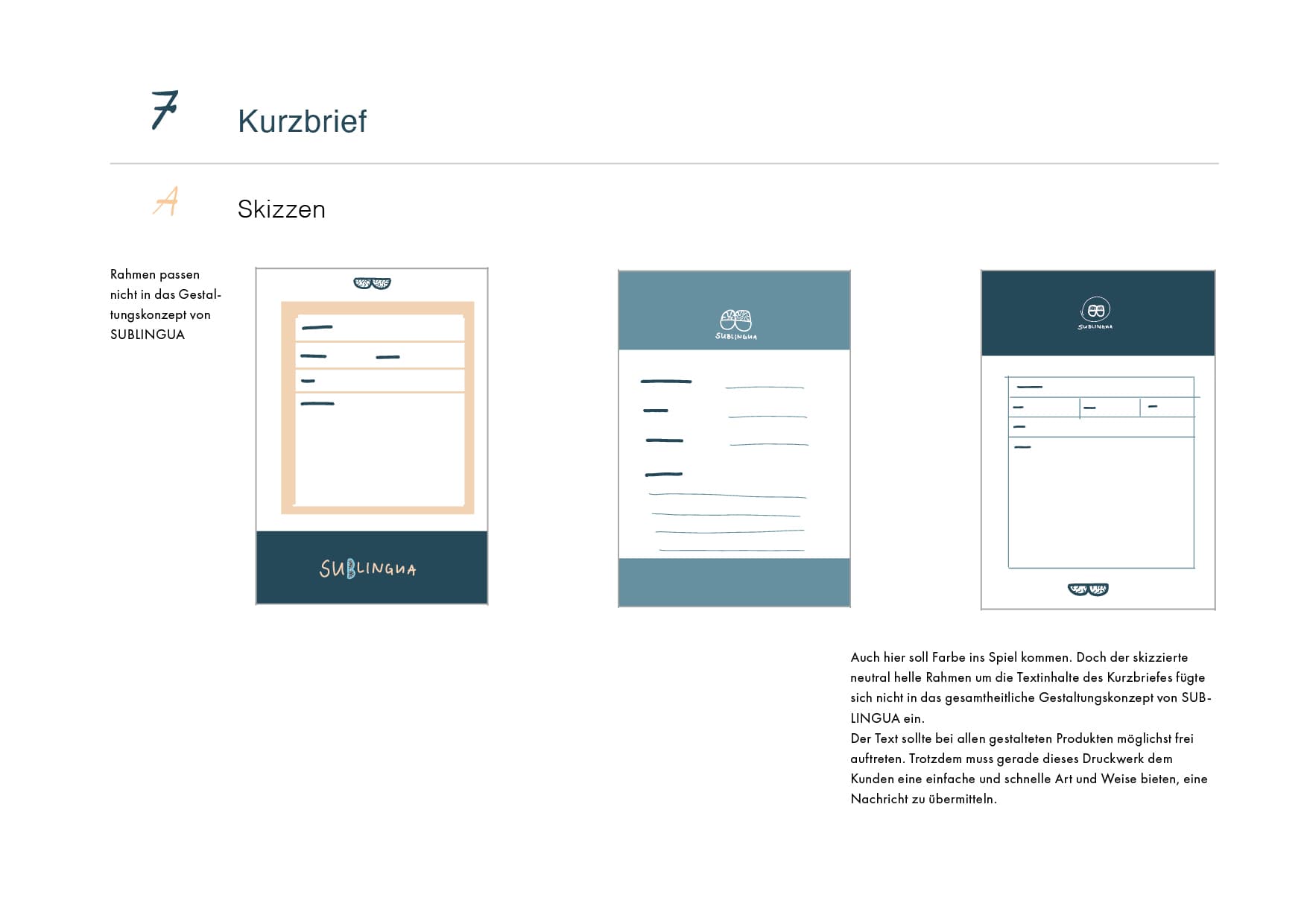 CORPORATE DESIGN FOR SUBLINGUA 18
