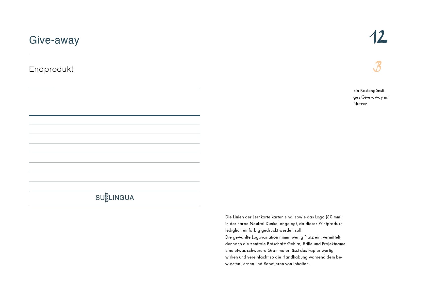 CORPORATE DESIGN FOR SUBLINGUA 30