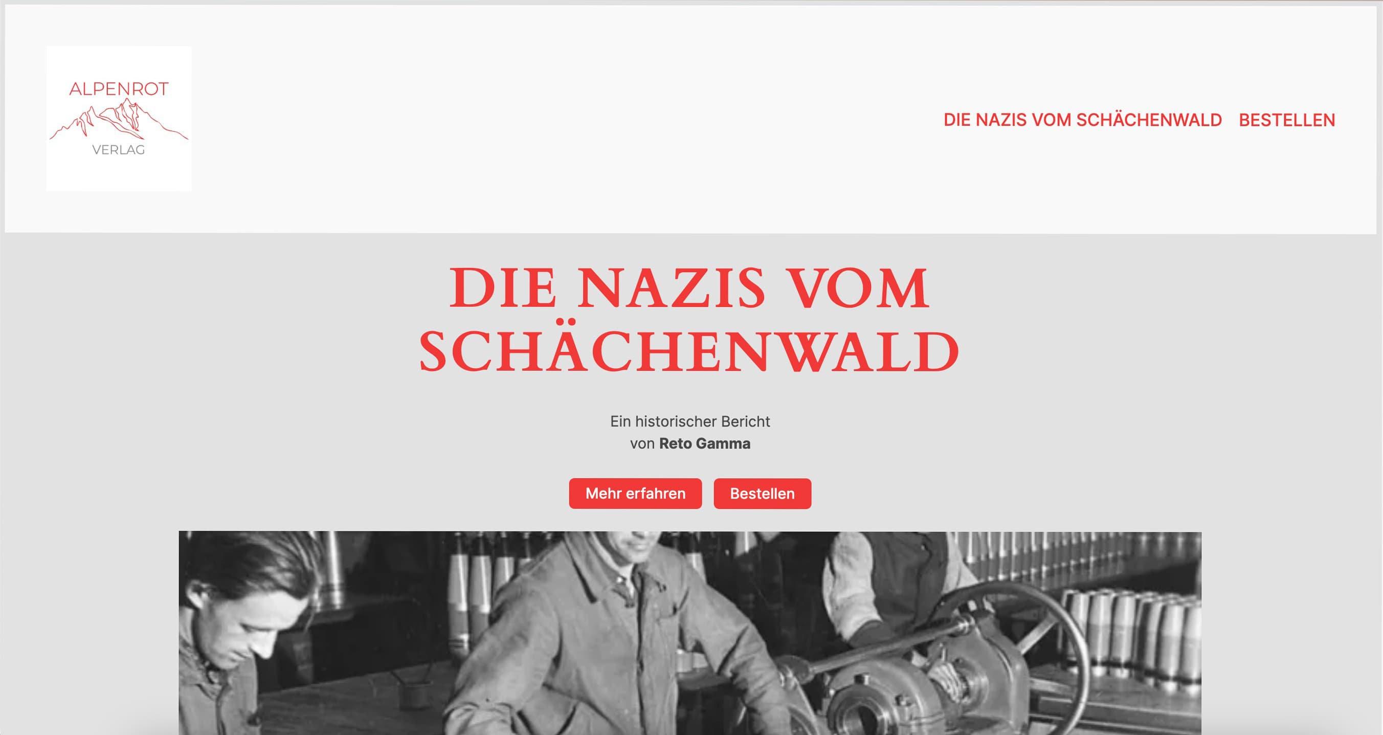WEBSITE FOR ALPENROT PUBLISHING HOUSE